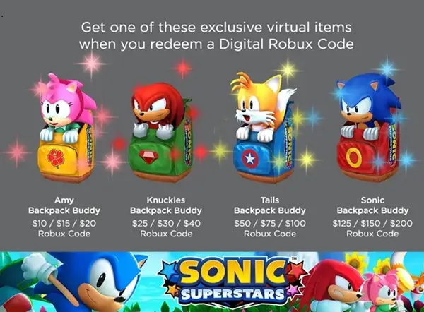 Roblox gift card extra items